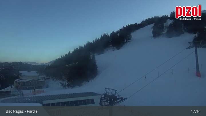 Archived image Webcam mountain "Pardiel", Bad Ragaz