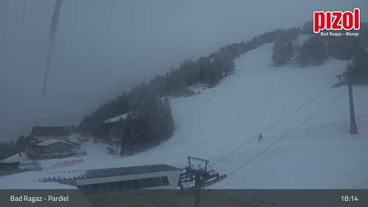 Archived image Webcam mountain "Pardiel", Bad Ragaz