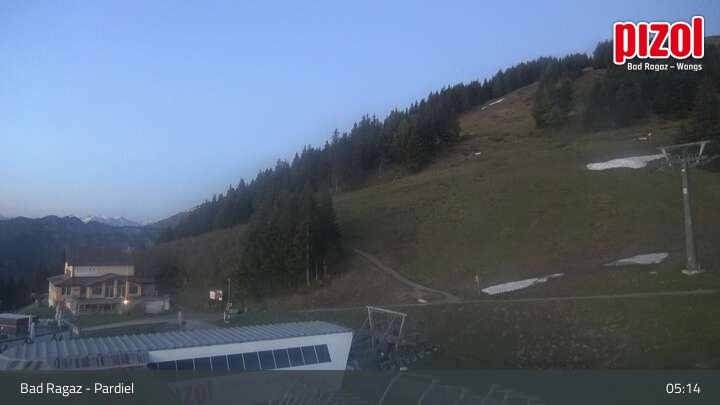 Archived image Webcam mountain "Pardiel", Bad Ragaz