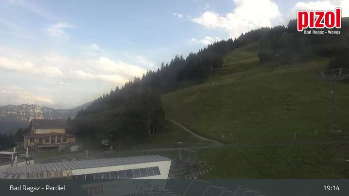 Archived image Webcam mountain "Pardiel", Bad Ragaz