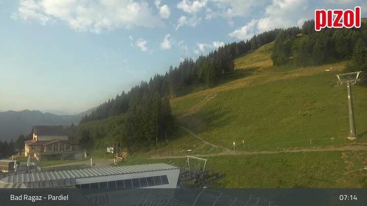 Archived image Webcam mountain "Pardiel", Bad Ragaz