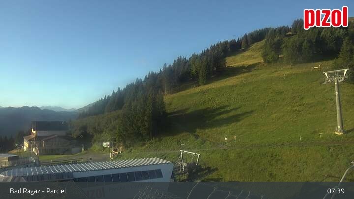 Archived image Webcam mountain "Pardiel", Bad Ragaz