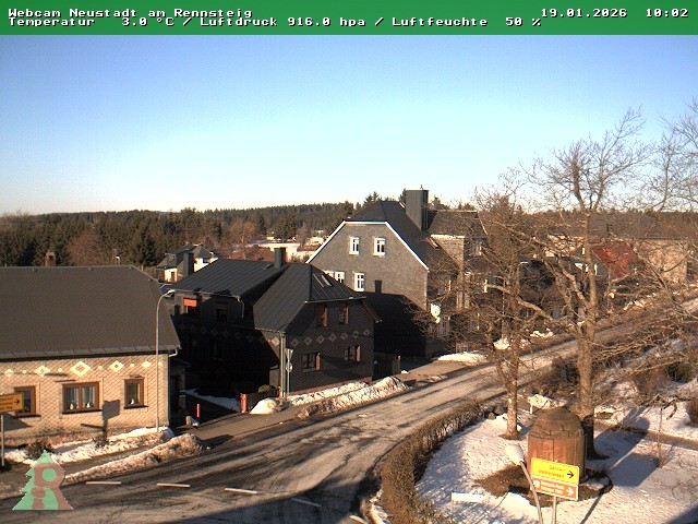 Archiv Foto Webcam Thüringer Wald: Neustadt am Rennsteig