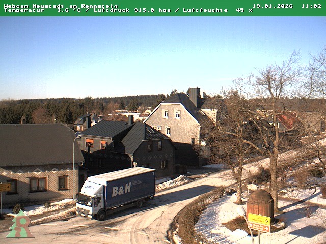 Archiv Foto Webcam Thüringer Wald: Neustadt am Rennsteig