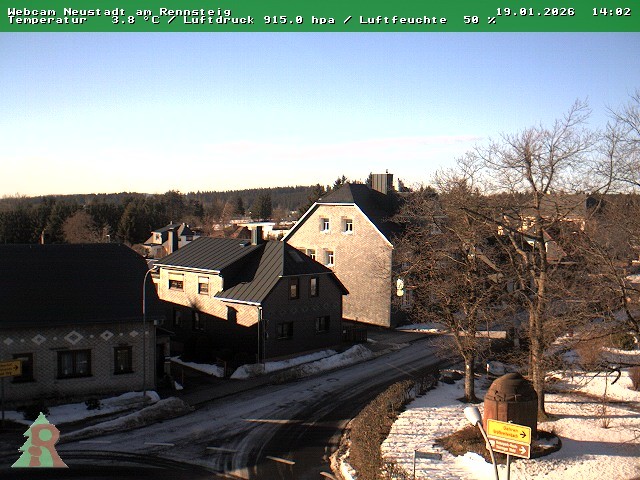 Archiv Foto Webcam Thüringer Wald: Neustadt am Rennsteig
