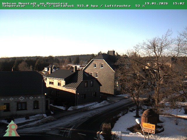 Archiv Foto Webcam Thüringer Wald: Neustadt am Rennsteig