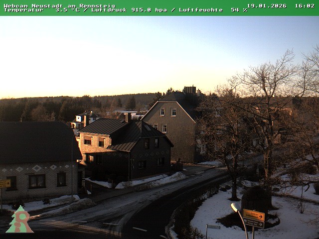 Archiv Foto Webcam Thüringer Wald: Neustadt am Rennsteig