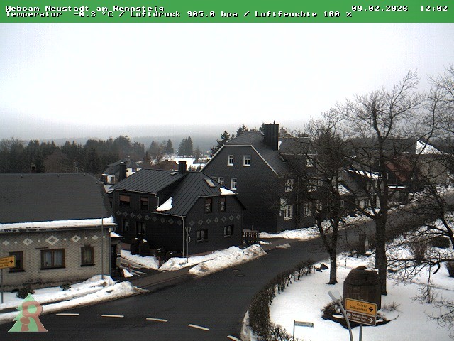 Archiv Foto Webcam Thüringer Wald: Neustadt am Rennsteig