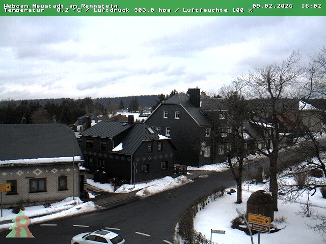 Archiv Foto Webcam Thüringer Wald: Neustadt am Rennsteig