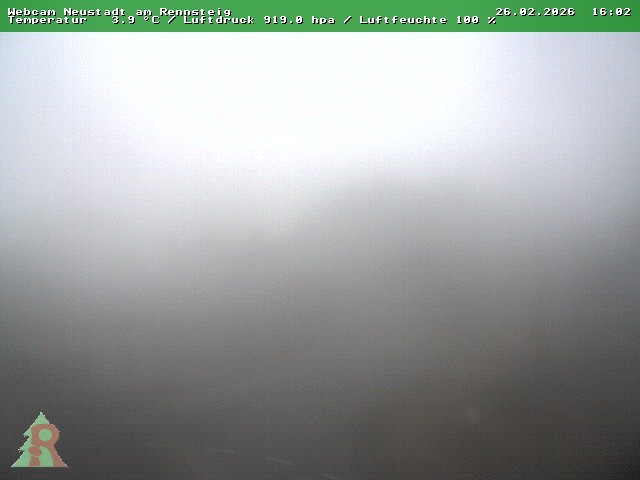 Archived image Webcam Thuringian Forest: Neustadt am Rennsteig