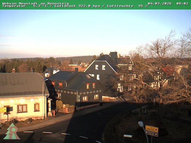 Archiv Foto Webcam Thüringer Wald: Neustadt am Rennsteig