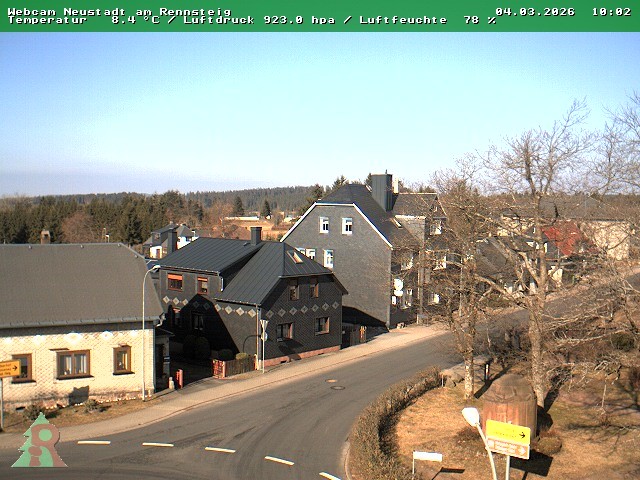 Archiv Foto Webcam Thüringer Wald: Neustadt am Rennsteig