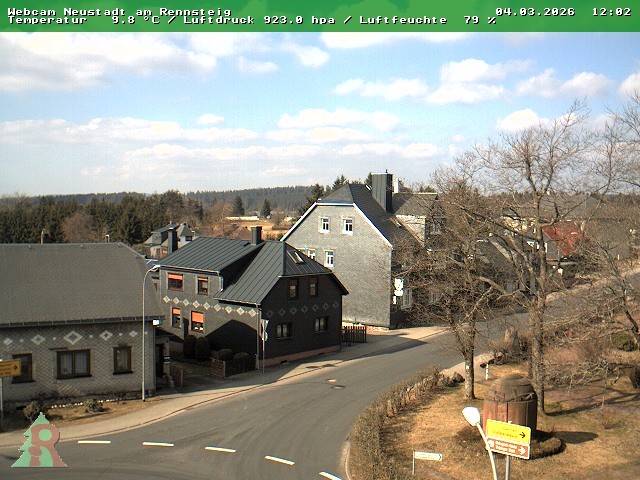 Archiv Foto Webcam Thüringer Wald: Neustadt am Rennsteig