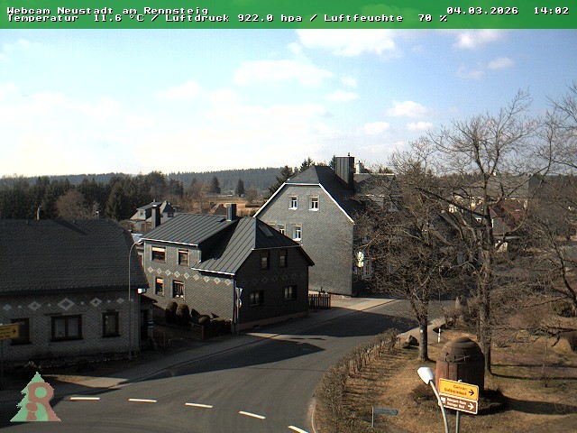 Archiv Foto Webcam Thüringer Wald: Neustadt am Rennsteig