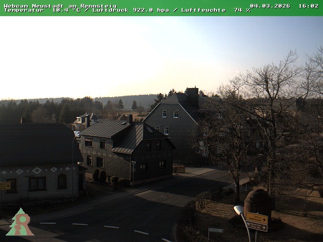 Archiv Foto Webcam Thüringer Wald: Neustadt am Rennsteig