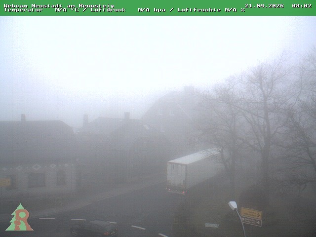 Archiv Foto Webcam Thüringer Wald: Neustadt am Rennsteig