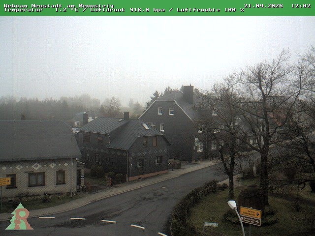 Archiv Foto Webcam Thüringer Wald: Neustadt am Rennsteig