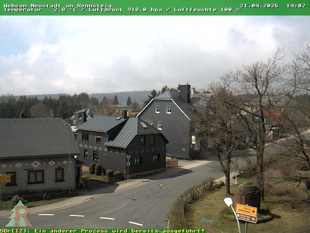 Archiv Foto Webcam Thüringer Wald: Neustadt am Rennsteig