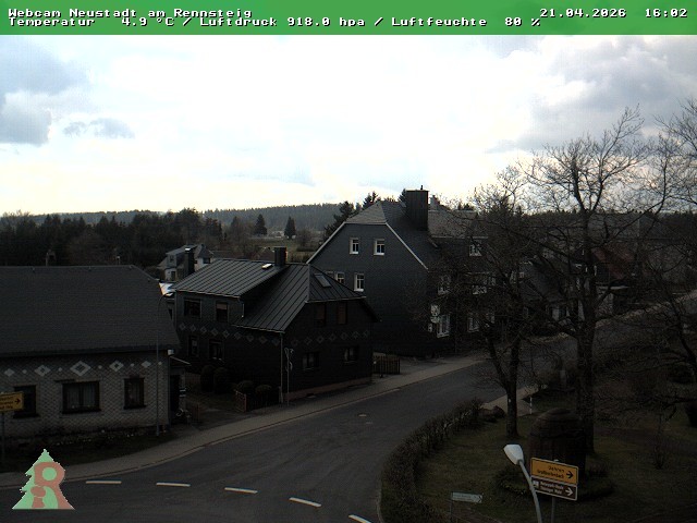 Archiv Foto Webcam Thüringer Wald: Neustadt am Rennsteig