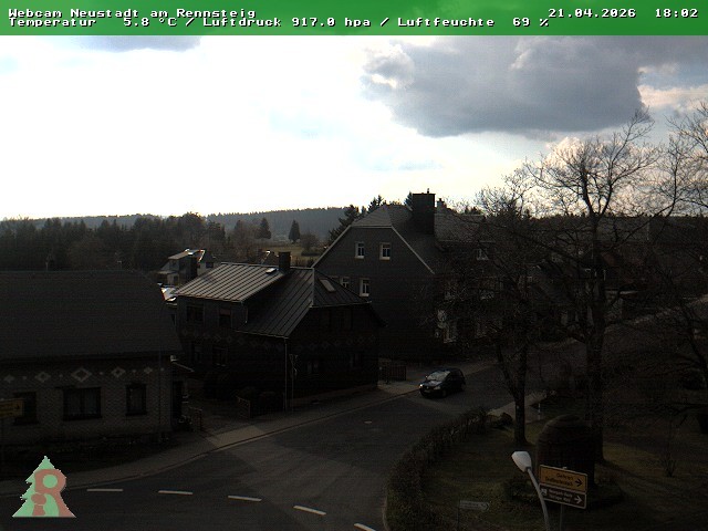 Archiv Foto Webcam Thüringer Wald: Neustadt am Rennsteig