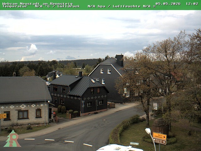 Archived image Webcam Thuringian Forest: Neustadt am Rennsteig