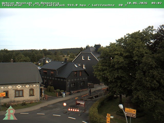 Archiv Foto Webcam Thüringer Wald: Neustadt am Rennsteig