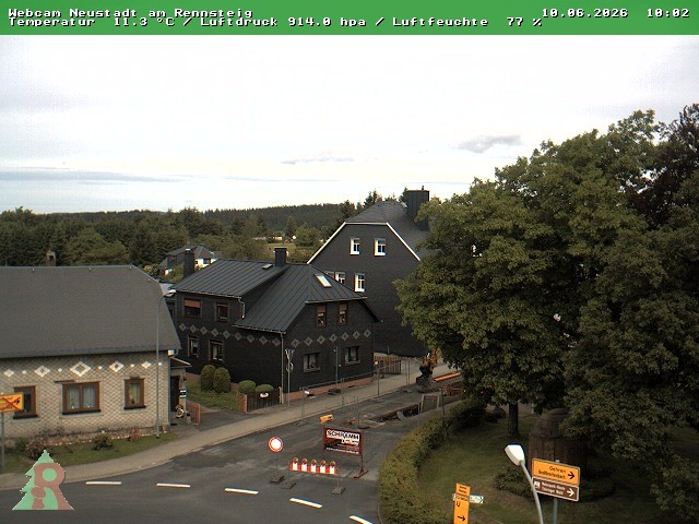 Archiv Foto Webcam Thüringer Wald: Neustadt am Rennsteig