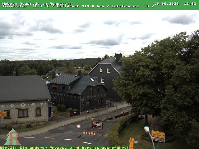 Archiv Foto Webcam Thüringer Wald: Neustadt am Rennsteig