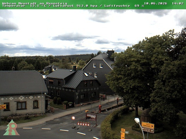 Archiv Foto Webcam Thüringer Wald: Neustadt am Rennsteig
