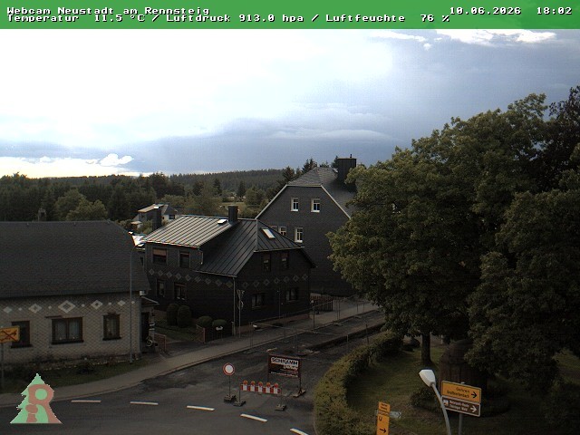 Archiv Foto Webcam Thüringer Wald: Neustadt am Rennsteig