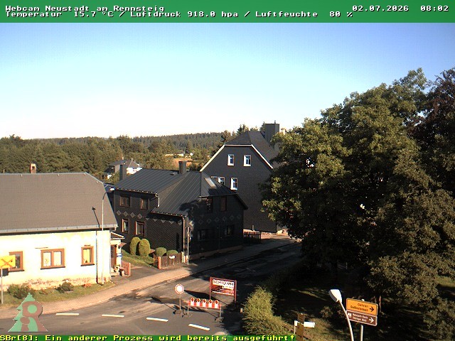 Archiv Foto Webcam Thüringer Wald: Neustadt am Rennsteig