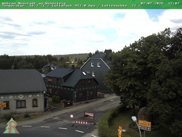 Archiv Foto Webcam Thüringer Wald: Neustadt am Rennsteig