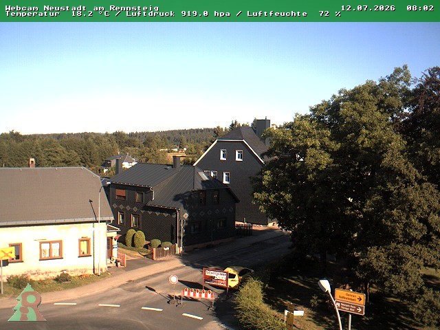 Archiv Foto Webcam Thüringer Wald: Neustadt am Rennsteig