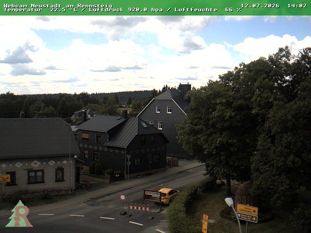 Archiv Foto Webcam Thüringer Wald: Neustadt am Rennsteig