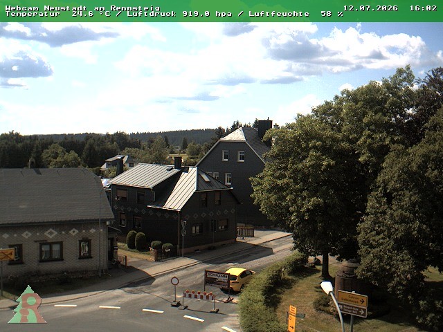 Archiv Foto Webcam Thüringer Wald: Neustadt am Rennsteig