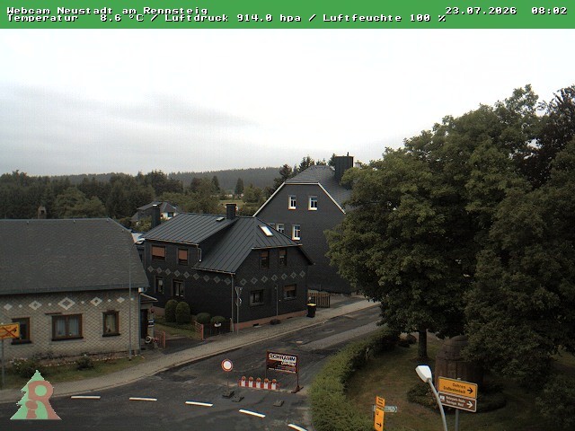 Archiv Foto Webcam Thüringer Wald: Neustadt am Rennsteig