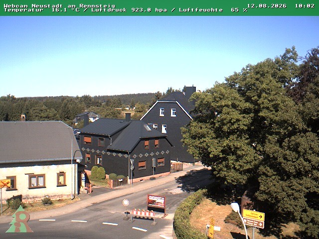 Archiv Foto Webcam Thüringer Wald: Neustadt am Rennsteig