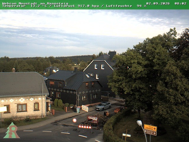 Archiv Foto Webcam Thüringer Wald: Neustadt am Rennsteig
