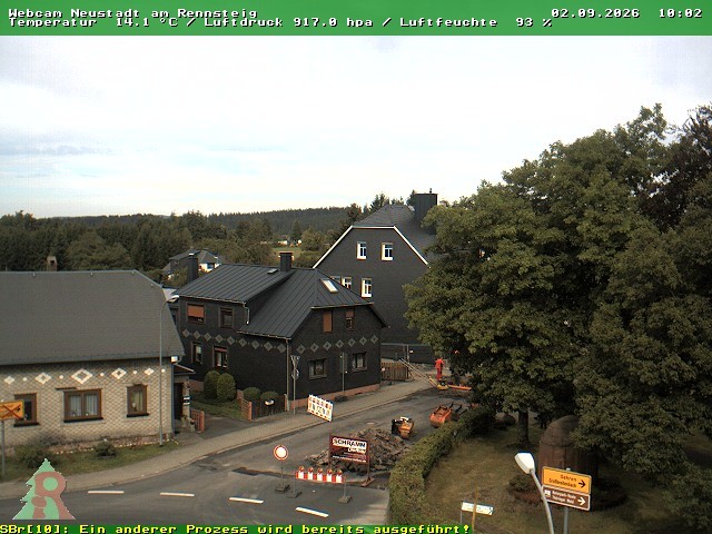 Archiv Foto Webcam Thüringer Wald: Neustadt am Rennsteig