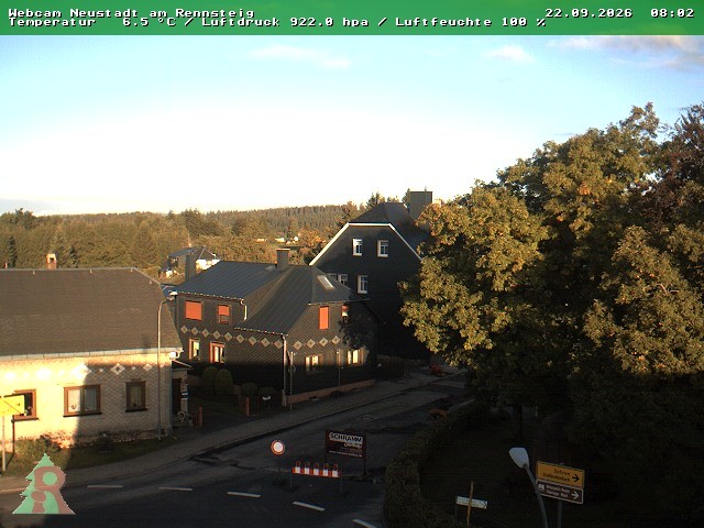 Archiv Foto Webcam Thüringer Wald: Neustadt am Rennsteig