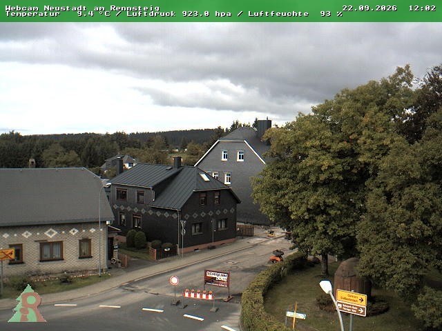 Archiv Foto Webcam Thüringer Wald: Neustadt am Rennsteig