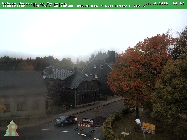 Archiv Foto Webcam Thüringer Wald: Neustadt am Rennsteig