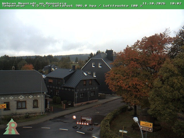 Archiv Foto Webcam Thüringer Wald: Neustadt am Rennsteig