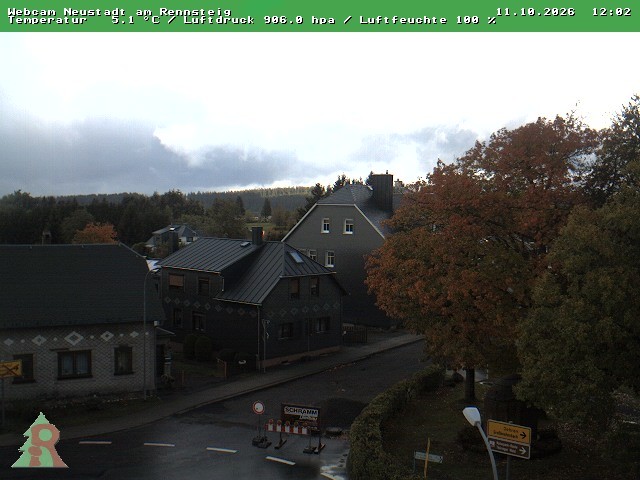 Archiv Foto Webcam Thüringer Wald: Neustadt am Rennsteig