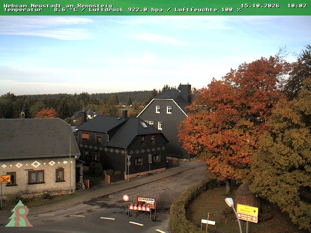 Archiv Foto Webcam Thüringer Wald: Neustadt am Rennsteig