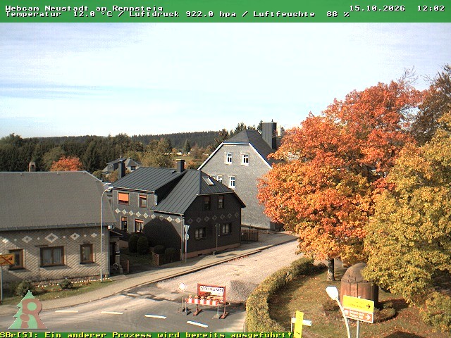 Archiv Foto Webcam Thüringer Wald: Neustadt am Rennsteig