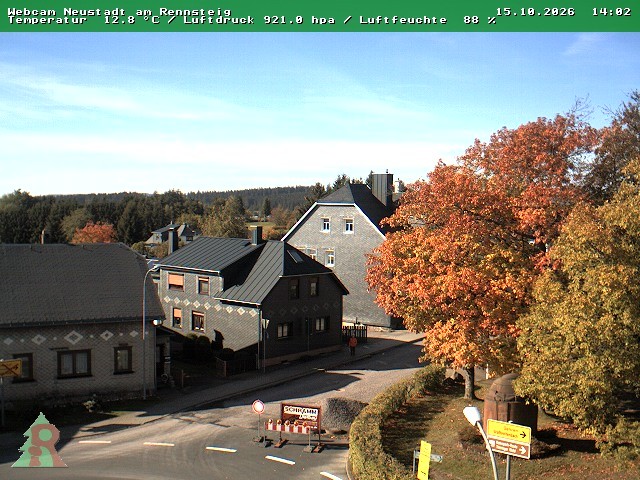 Archiv Foto Webcam Thüringer Wald: Neustadt am Rennsteig