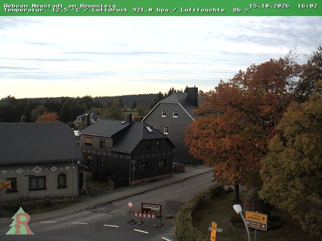 Archiv Foto Webcam Thüringer Wald: Neustadt am Rennsteig