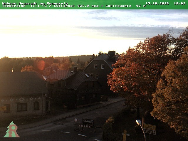 Archiv Foto Webcam Thüringer Wald: Neustadt am Rennsteig