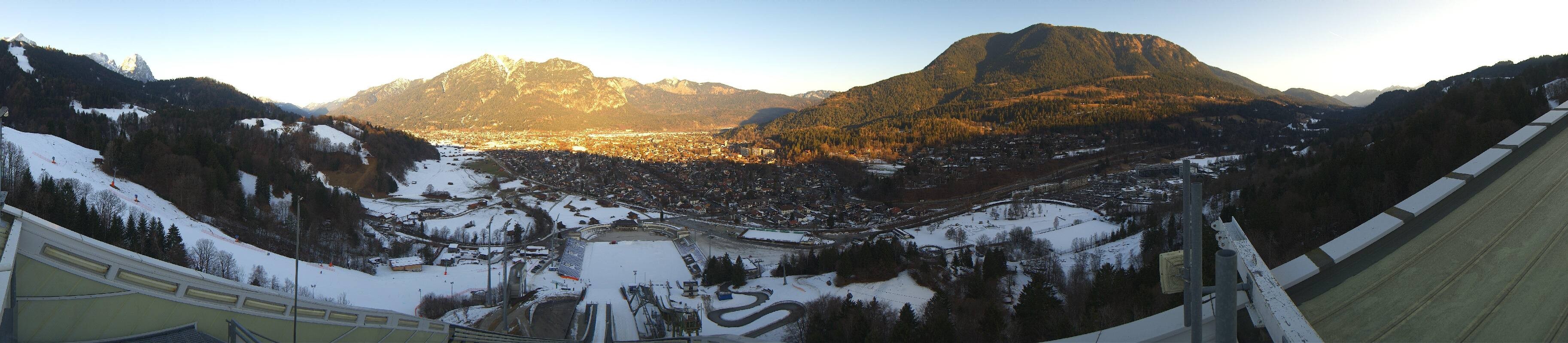 Archived image Webcam Garmisch-Partenkirchen Olympia Hill